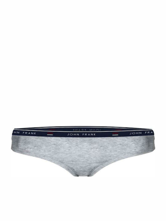 Feel Good III Hipster Βαμβακερά Γυναικεία Slip 3Pack Grey/Blue/Pink