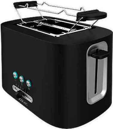 Cecotec Toast&Taste 9000 Double Prăjitor de pâine 2 sloturi 980W Negru