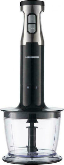Heinner Handmixer mit Inox-Stab 1000W Schwarze