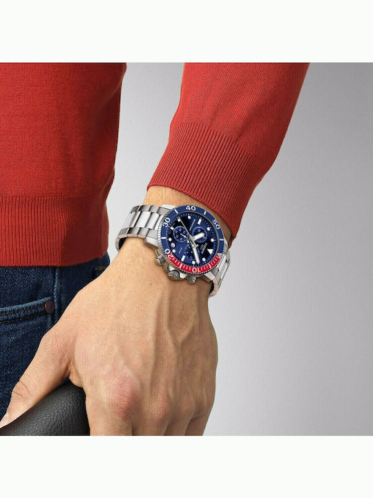 Tissot Seastar 1000 Ρολόι Μπαταρίας με Μεταλλικό Μπρασελέ Tissot Seastar 1000 Ρολόι Μπαταρίας με Μεταλλικό Μπρασελέ