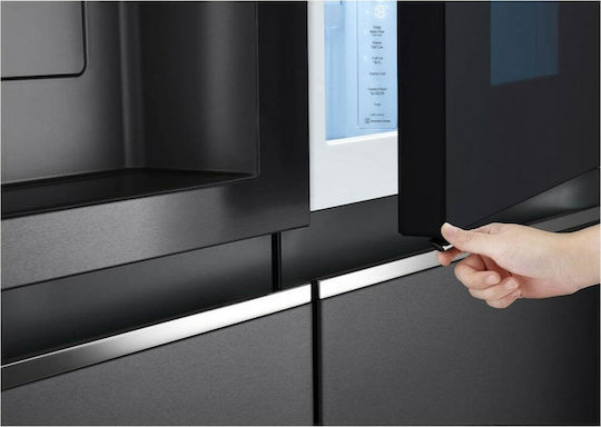 LG Хладилник Гардероб 635лт В179xШ91.3xД73.5см. Черен GSXV90MCDE