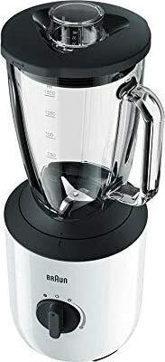Braun PowerBlend 3 Μπλέντερ με Γυάλινη Κανάτα 1.5 lt 800W Λευκό