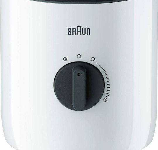 Braun PowerBlend 3 Μπλέντερ με Γυάλινη Κανάτα 1.5 lt 800W Λευκό