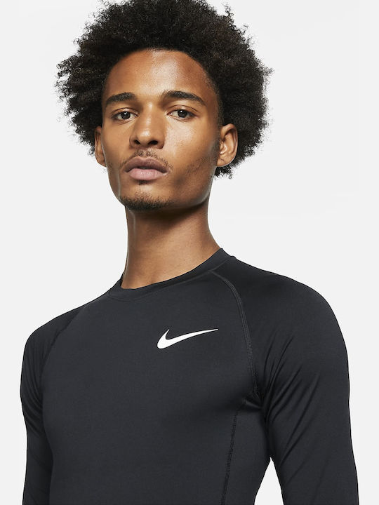 Pro Dri-fit Dri-Fit Long Sleeve Athletic Blouse Black
