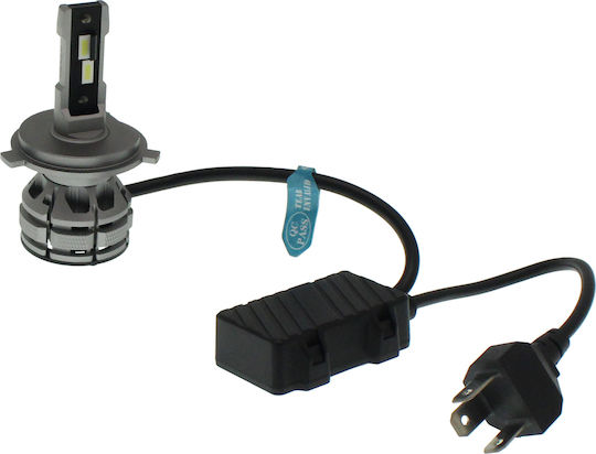 NovSight Λάμπες Αυτοκινήτου H4 LED 6500K Ψυχρό Λευκό 12-24V 80W 2τμχ
