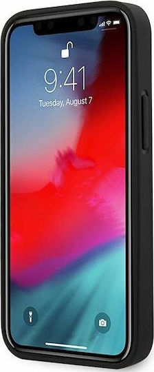 Ferrari Off Track Quilted Back Cover Δερμάτινο Μαύρο (iPhone 12 mini)