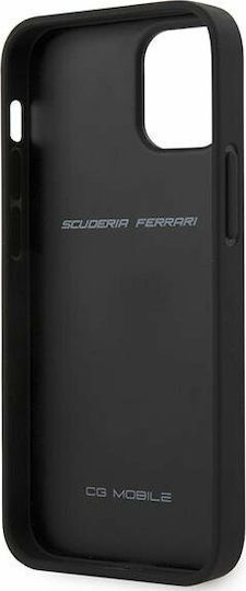 Ferrari Off Track Quilted Back Cover Δερμάτινο Μαύρο (iPhone 12 mini)