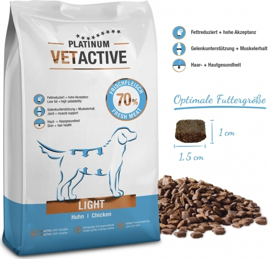 Platinum Pet Food & Care Vetactive Light 5kg Ξηρά Τροφή Διαίτης για