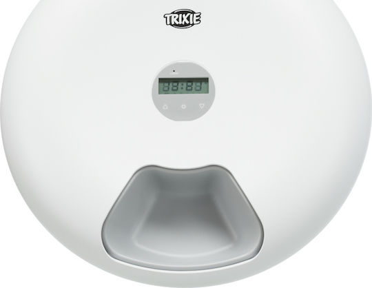 Trixie Automatic Plastic Feeder for Dog & Cat 180ml 32cm in White Color