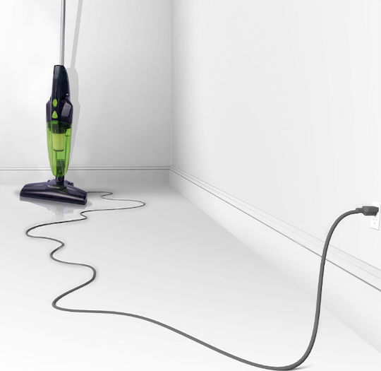 Turbotronic TT-VS9 Ηλεκτρική Σκούπα 2 σε 1 Stick & Χειρός 800W Black/Green