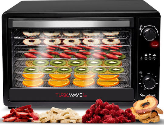 Turbotronic Food Dehydrator with 9 Shelves and Adjustable Temperature 45-80°C