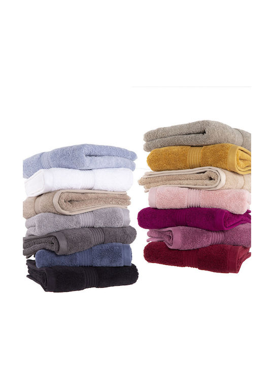 Nef-Nef Homeware Hand Towel Aegean 009685 30x50cm. Mustard Weight 705gr/m²