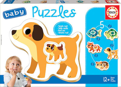 Wooden Kids Puzzle Animals for 1+ Years 14pcs Educa