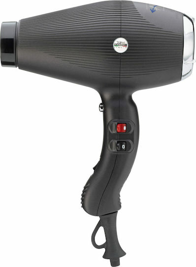 GammaPiu Aria Dual Ionic Πιστολάκι Μαλλιών Turbo 2200W Graphite Black