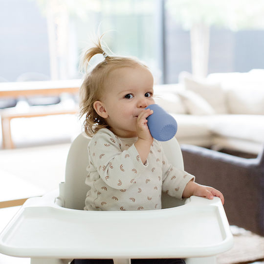 Ezpz Baby Cup Mini Cup made of Silicone Blue 118ml for 12m+m+