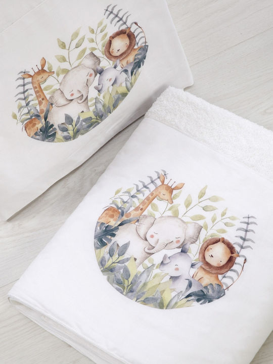Bellissimo Jungle Life Baptism Set with Animals Subject