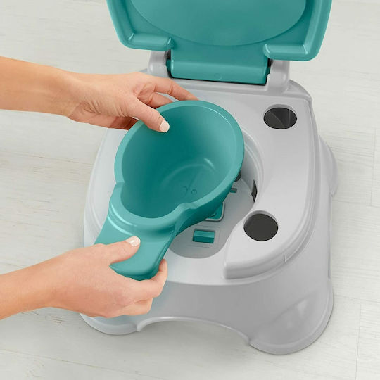 Fisher Price Toalete Pentru Copii Toaletă Cu Capac Verde