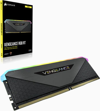 Corsair Vengeance RGB RT DDR4 32GB RAM with 2x16GB Modules and Speed 3200 for Desktop