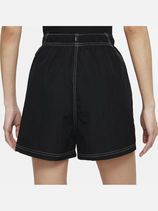 Nike Swoosh Women's High Waist Activewear Shorts Black