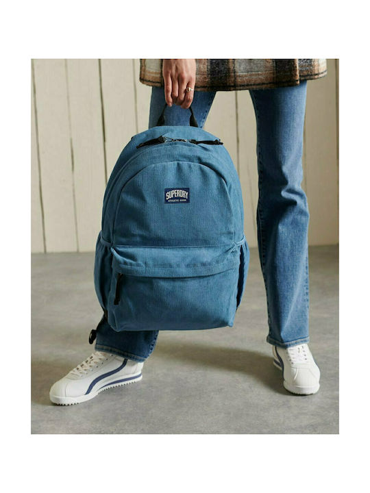 Superdry Cord Montana Männlich Stoff Rucksack Blau