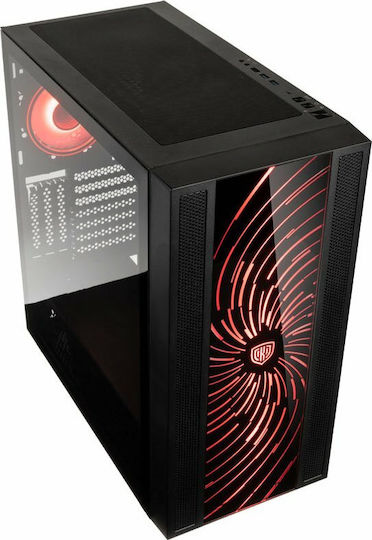 Kolink Unity Adapt Gaming Midi Tower Computer Case with Window Panel and RGB Lighting Black