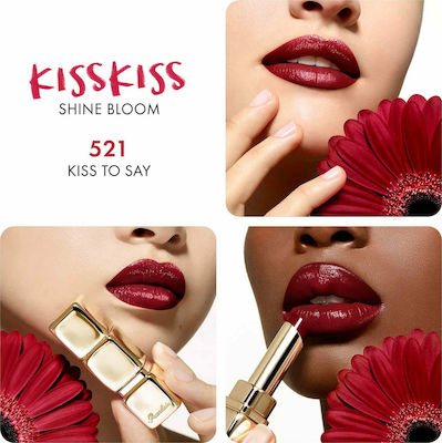 Guerlain Kisskiss Shine Bloom 521 Kiss to Say 3.2gr