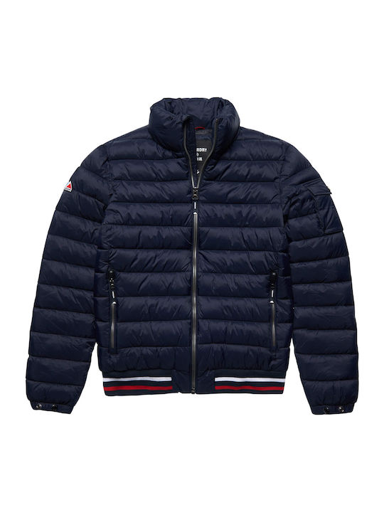 Fuji Winter Jacket Puffer Navy Blue