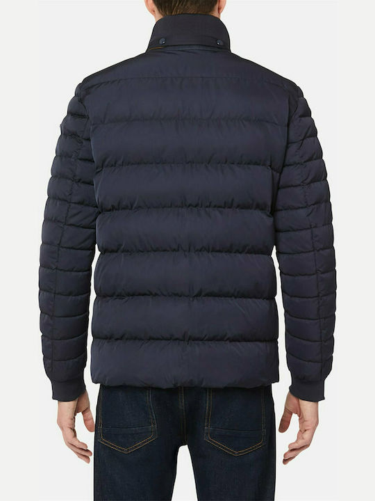 Geox Herren Winter Jacke Puffer Blau