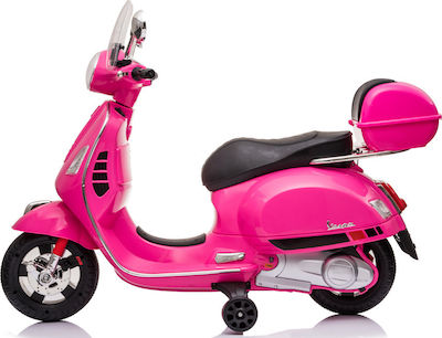 Motocicletă pentru copii Licențiat Vespa Piaggio Electrică 6 volți Roz