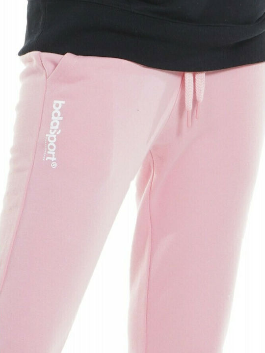 021144 Sweatpants Jogger Fleece Pink