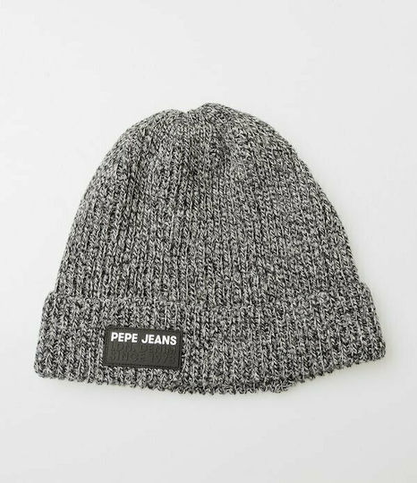 Connor Beanie Beanie with Rib Knit Charcoal