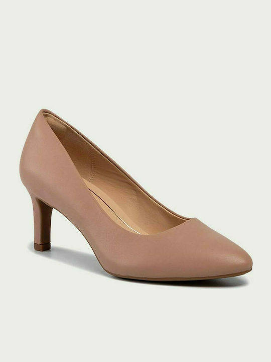 Clarks Anatomic Cream Heels Calla Rose