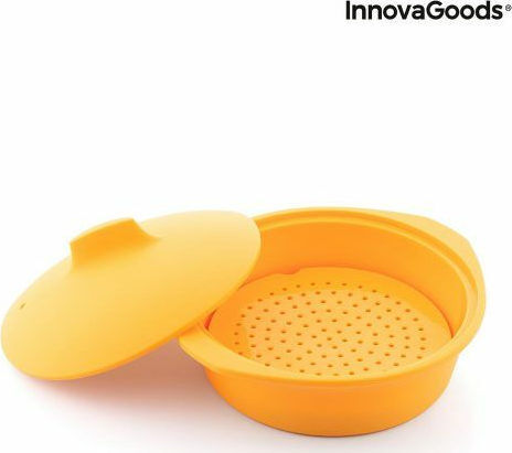 InnovaGoods Silicotte Steamer Basket made of Plastic 21.5x19.5x11εκ.