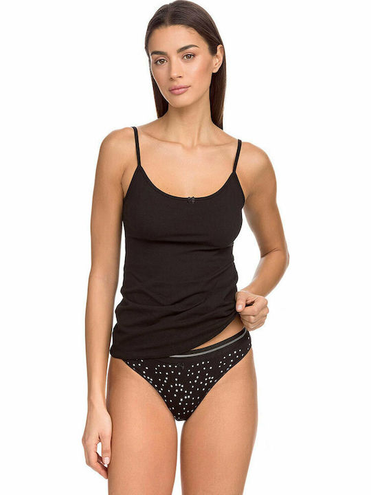 Damen T-Shirts Schwarz 2Pack