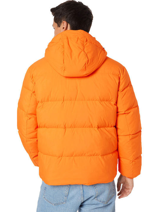 Tommy Hilfiger Μπουφάν Puffer Magnetic Orange