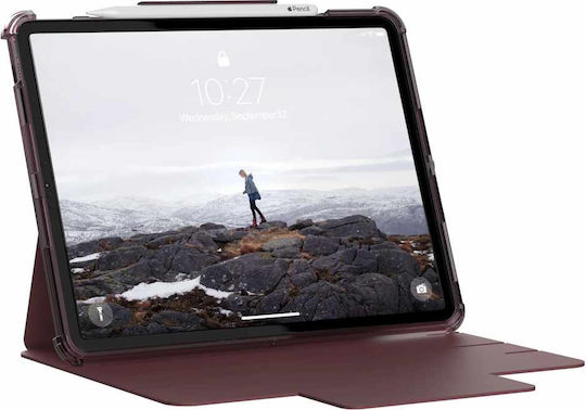 UAG U Lucent Flip Cover Durable Aubergine Rose for iPad Pro 2021 12.9"