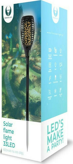 Forever Light Καρφωτό Ηλιακό Φωτιστικό Πυρσός 6.6W με Θερμό Λευκό Φως 3000K IP65