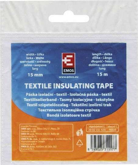 Emos Μονωτική Ταινία 15mm x 15m Negru
