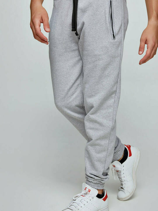 Bodymove Men's Sweatpants with Rubber Gray