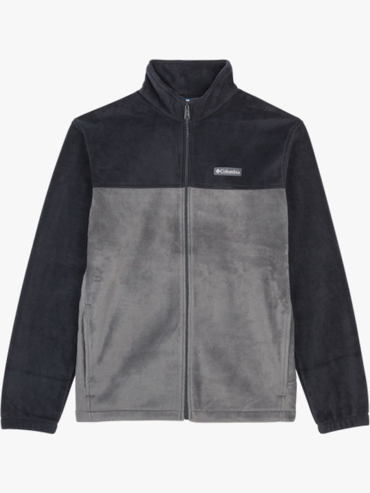 Steens Mountain Men's Fleece Cardigan Black / Grill