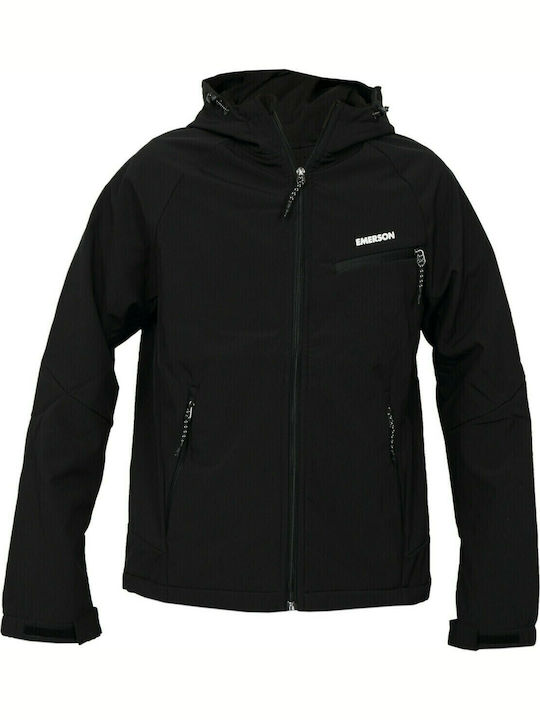 Winter Jacket Softshell Waterproof and Windproof Black