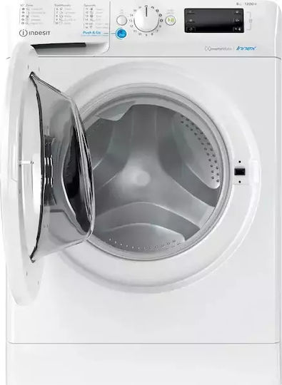 Indesit BWE 81285X W EE N Πλυντήριο Ρούχων 8kg 1200 Στροφών Water Balance Plus F163709