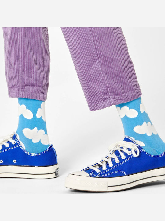 Happy Socks Cloudy Femei Șosete cu Model Colorful 1Pachet