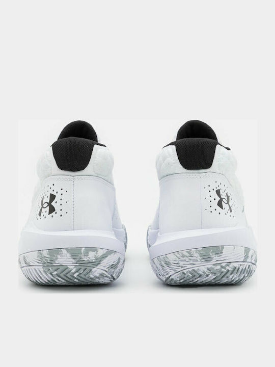 Jet 21 High Basketball Shoes White / Black