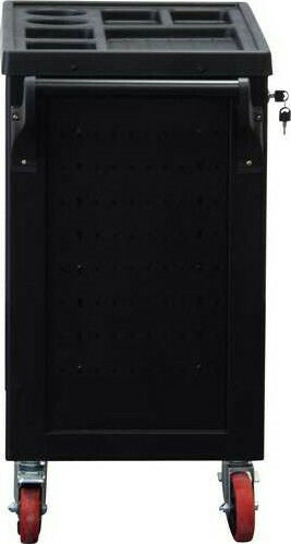 BGS Technic Cu roți Metal Căruță cu 6 Sertare și Dulap L45.5xA74.9xÎ88cm
