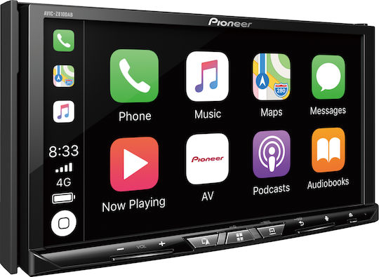 Pioneer Auto-Audiosystem Dodge Ladegerät (Bluetooth/USB/AUX/WiFi/GPS/Apple-Carplay/Android-Auto) mit Touchscreen 7"