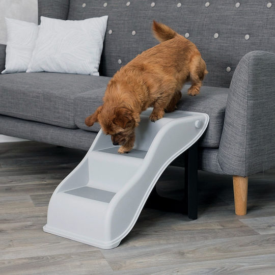 Trixie Car Steps for Dog Auxiliary Steps 34x39x54cm White Gray