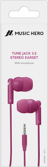 SBS Tune In-ear Handsfree με Βύσμα 3.5mm Ροζ