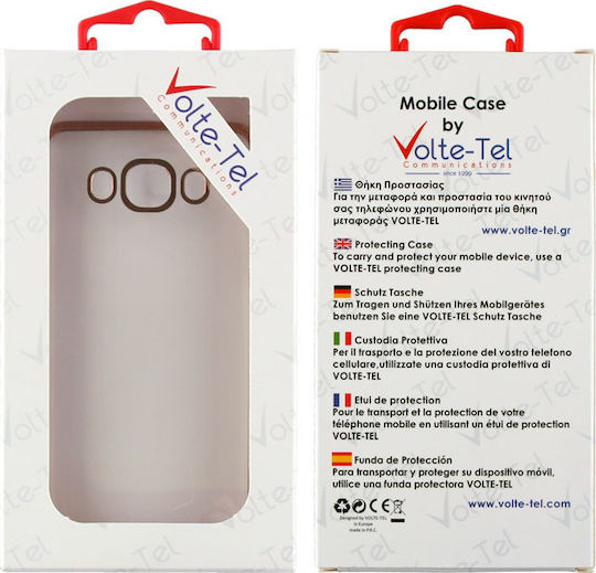 Volte-Tel Faceplate Electroplating Back Cover Πλαστικό Χρυσό (iPhone 8/7)