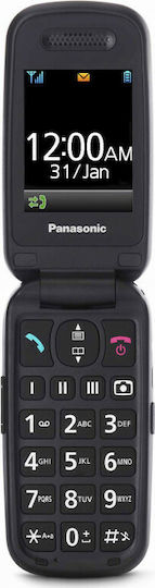 Panasonic KX-TU446 Single SIM Telefon Mobil cu Butoane Mari Roșu